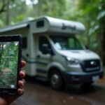 Top-rated free camping apps like WikiCamps and CamperMate for Aussie RV trips
