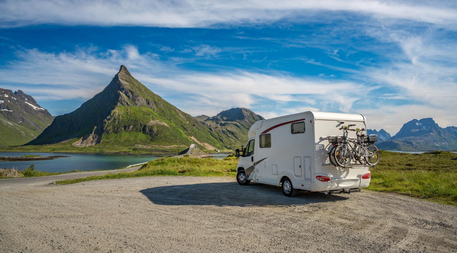 Motorhome near historic buildings in Ballarat – popular RV destination in Victoria with gold rush heritage and family attractions