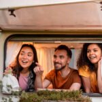 RV parked at scenic lookout over Coffs Harbour coastline – top New South Wales stop for campervan travellers