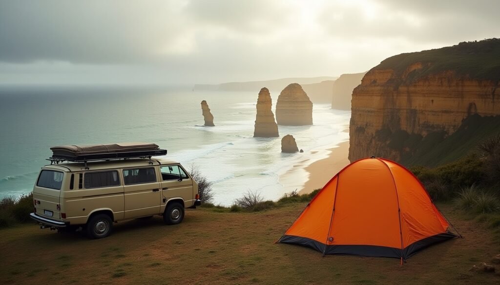Remote campsites in Australia with breathtaking coastal and mountain views for RV travellers