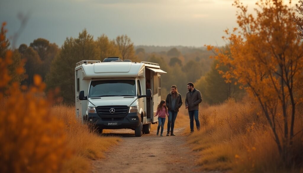 A side-by-side view of a local RV owner handing over keys vs a branded rental depot, symbolising RV hire options in Australia.