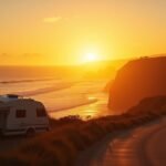 Most scenic RV driving routes in Australia including coastal and outback highways