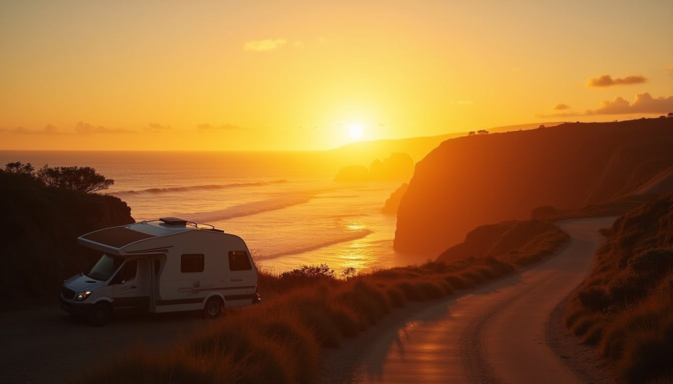 Most scenic RV driving routes in Australia including coastal and outback highways